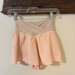 Arie Peach Skirted Shorts